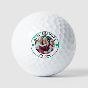 BEST GRANDPA NACH PAR-Foto-Monogramm Golfball