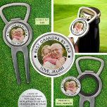 BEST GRANDPA NACH PAR Foto Personalisiert Pitchgabel<br><div class="desc">Erstellen Sie einen personalisierten Flaschenöffner mit dem Magnetic Golf Ball Marker und Divot Tool mit Ihrem Foto und individuellem Text für einen Golfspieler, den Sie kennen (das Beispiel zeigt BEST GRANDPA BY PAR Titel und Name). Macht einen großen Vatertag, Großelterntag, Großvater Geburtstag oder ein Urlaubsgeschenk. HILFE: Bitte kontaktieren Sie den...</div>