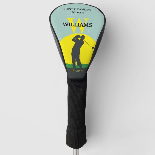 BEST GRANDPA NACH PAR GOLF HEADCOVER (Vorderseite)