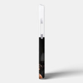 Best Grandpa photo burgundy text Case-Mate iPhone Hülle (Rückseite / Links)