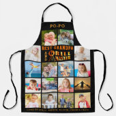BEST GRANDPA und GRILL MASTER 16 FotoCollage Schürze (Vorderseite)