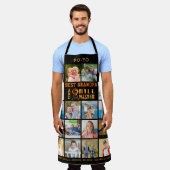 BEST GRANDPA und GRILL MASTER 16 FotoCollage Schürze (Getragen)