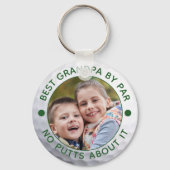 BEST GRANDPA VON PAR One Foto Funny Custom Schlüsselanhänger (Vorderseite)