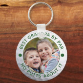 BEST GRANDPA VON PAR One Foto Funny Custom Schlüsselanhänger (Vorderseite)