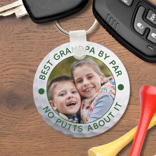 BEST GRANDPA VON PAR One Foto Funny Custom Schlüsselanhänger