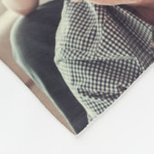 Best Grandparents Ever 8Photo Collage Chic Blue  Fleecedecke (Ecke)