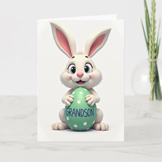Best Grandson Easter Card Karte (Vorderseite)