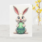 Best Grandson Easter Card Karte (Gelbe Blume)
