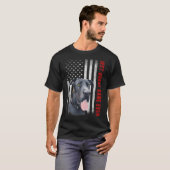 Best Great Dane Ever American Flag T-Shirt (Vorne ganz)