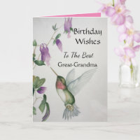 Best Great Oma Birthday Happy Hummingbird