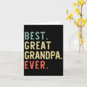 Best Great Opa Ever Funny Retro Vintag Karte (Gelbe Blume)