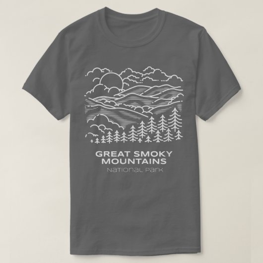 Best Great Smoky Mountains Nationalpark Wandern  T-Shirt (Design vorne)
