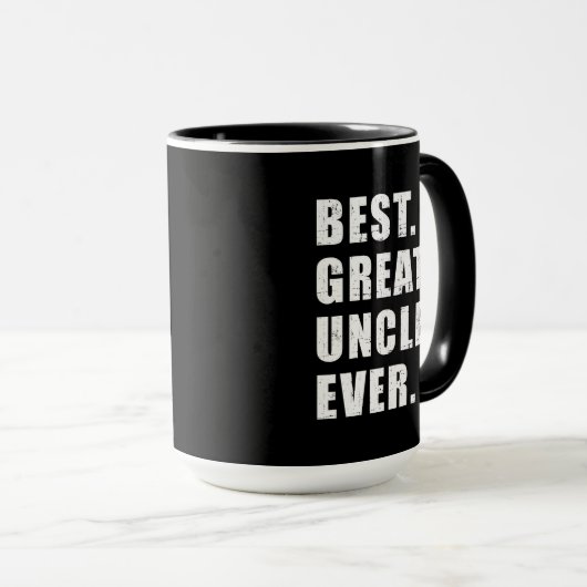 Best great uncle ever tasse (VorderseiteRechts)