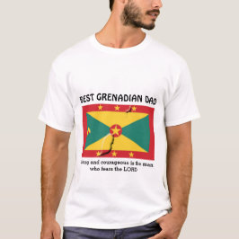 BEST GRENADIAN VATER Strong Courageagement Persona T-Shirt