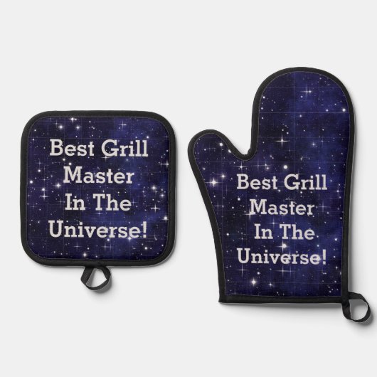 Best Grill Master Oven Mitt and Pot Holdings Set (Vorderseite)