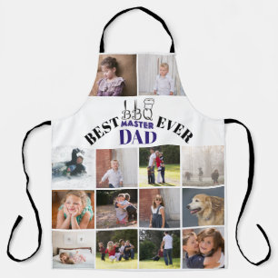 Best GRILLEN master dad Fathers Day Blue Foto Schürze