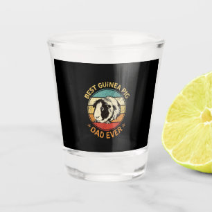 Best Guinea Pig Vater Ever Funny Guinea Pig Daddy Schnapsglas