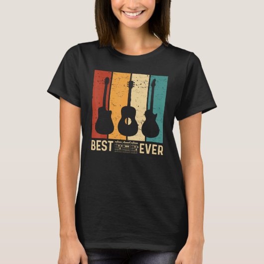 best guitar dad ever chords best dad guitar dad Re T-Shirt (Vorderseite)