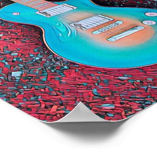 Best guitarist ever poster (Ecke)