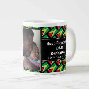 BEST GUYANESE VATER Guyana Flagge Personalisiertes Jumbo-Tasse