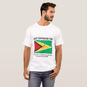 BEST GUYANESE VATER Strong Courageageagement Perso T-Shirt (Vorne ganz)