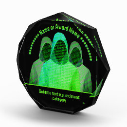 Best Hacking/Pen Testing Cyber Student oder Team Acryl Auszeichnung