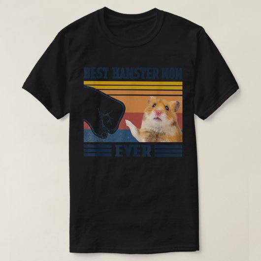 Best Hamster Mama Ever Muttertag Weihnachten T-Shirt (Design vorne)