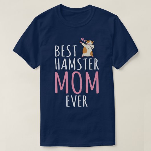 Best Hamster Mama Niedlich Hamster Eigentümer T-Shirt (Design vorne)