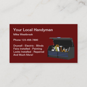 Best Handman Services Business Card Visitenkarte