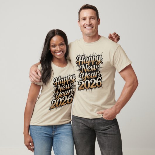 Best Happy New Year 2026 Wishes for Friends T-Shirt (Unisex)