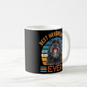 Best Havanese Dad Ever Dog Father's Day Tee Kaffeetasse (VorderseiteRechts)