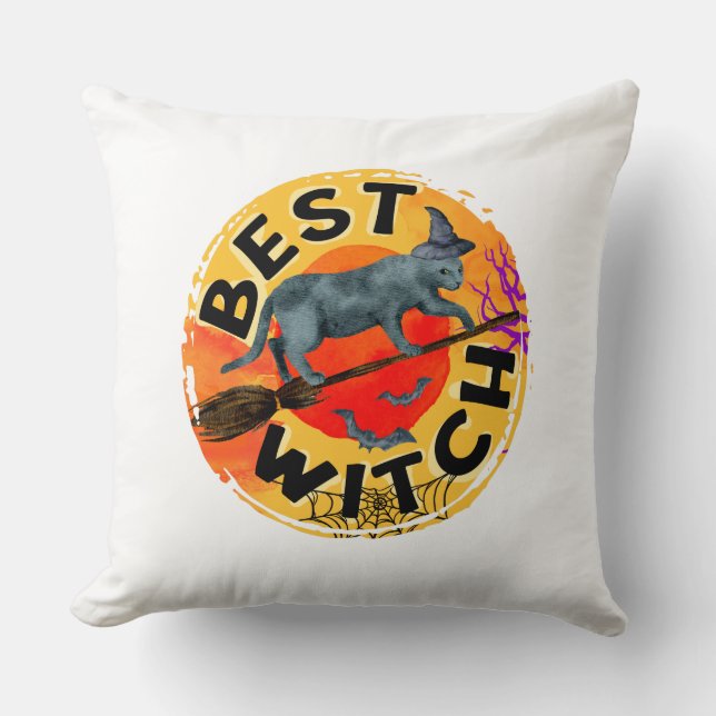 Best Hexe Kissen (Vorderseite)