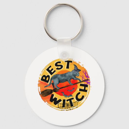 Best Hexe Schlüsselanhänger (Vorderseite)