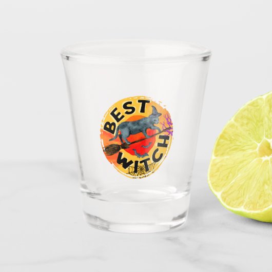 Best Hexe Schnapsglas (Vorderseite)