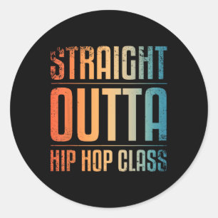 Best Hip Hop Dance Art für Männer Hip Hop Danci Runder Aufkleber