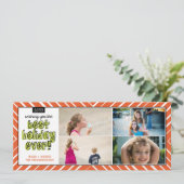 Best Holiday Ever x4! Feiertagskarte (Stehend Vorderseite)