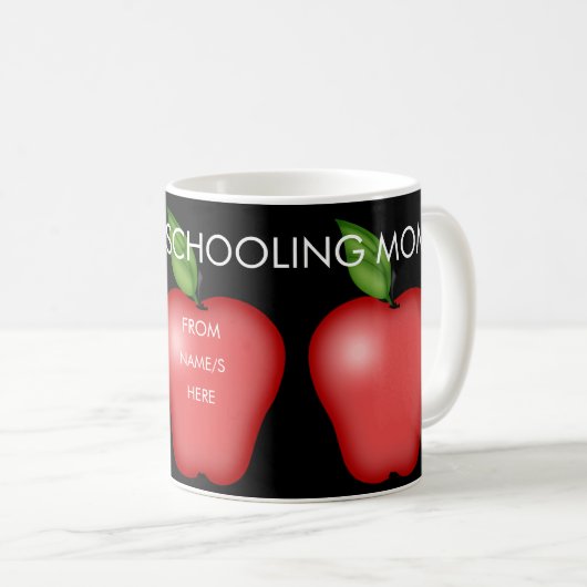 BEST HOMESCHOOLING MAMA KAFFEE TASSE (VorderseiteRechts)