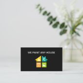 Best House Painter Modern Business Cards Visitenkarte (Stehend Vorderseite)