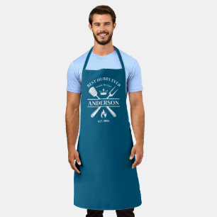 Best Hubby je GRILLEN King Personalisierte Paare - Schürze