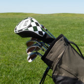 Best Hubby von Par Green Kariert Golf Headcover (In SItu)