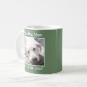 Best Hund Mama Niedlich Welpe Hund Green Coffee Ta Kaffeetasse (Vorderseite Links)