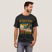 Best Hund Vater Ever - Funny Best Boston Terrier V T-Shirt (Vorne ganz)