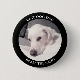 Best Hund Vater Foto Niedlich Weiße Welpe Hunde Sc Button