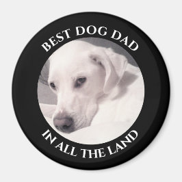 Best Hund Vater Foto Niedlich Weiße Welpe Hunde Sc Magnet