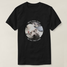 Best Hund Vater Foto Sweet White Puppy Dog Black T-Shirt