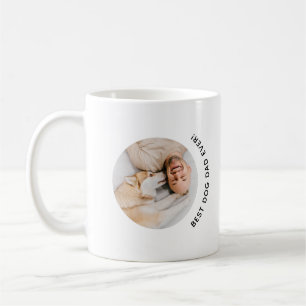 Best Hund Vater je Vatertag Custom Foto Kaffeetasse