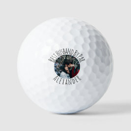 Best Husband By Par Golfer Valentines Day Funny  Golfball