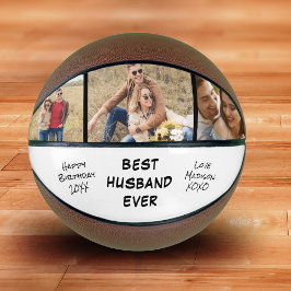 Best Husband Ever Foto Personalisiert Basketball