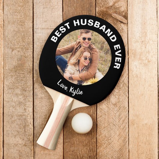 Best Husband Ever Foto Tischtennis Schläger