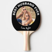 Best Husband Ever Foto Tischtennis Schläger (Vorderseite)
